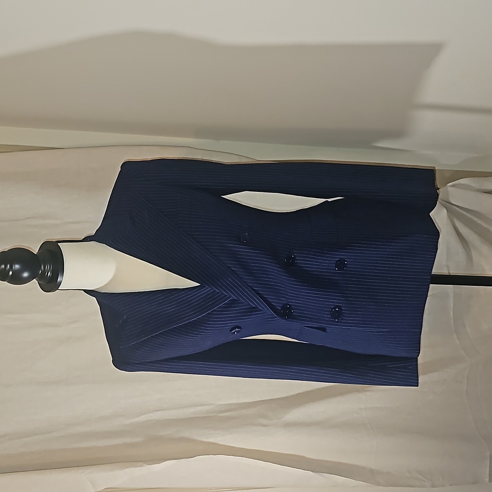 Ralph Lauren virgin wool pinstripe blazer